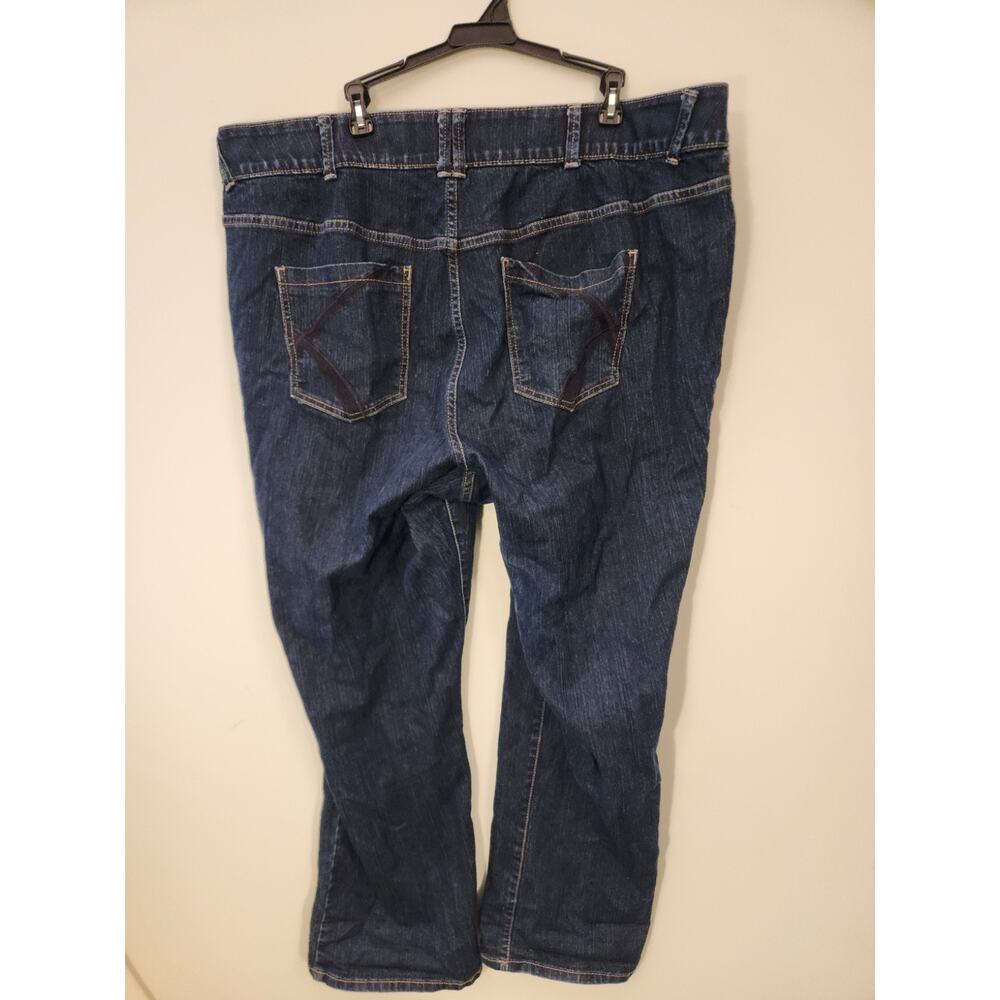 Lane Bryant Tighter Tummy Jeans Womens 24 Blue 43 X 30 Straight - Picture 3 of 13